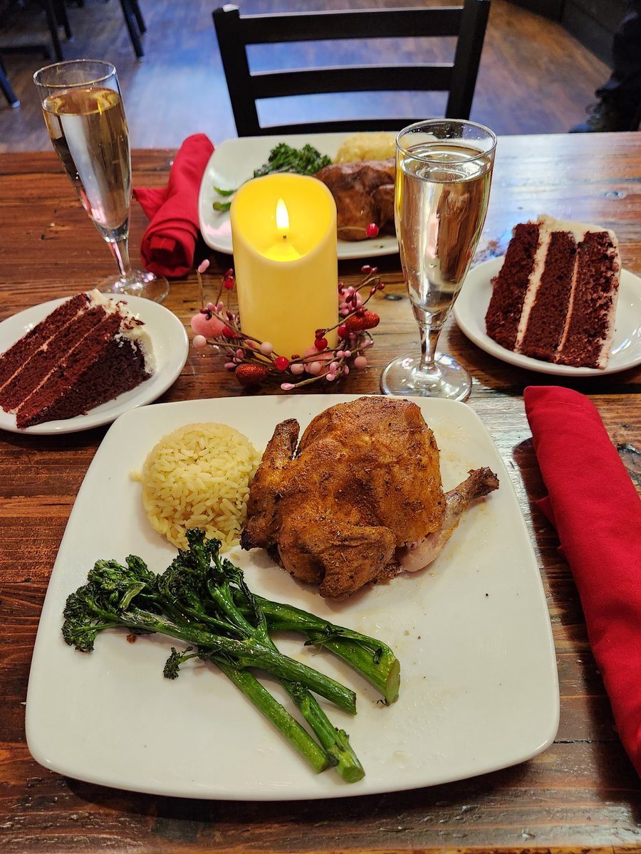 Come enjoy your Valentines evening with us here at Century Casino. Cornish Game Hen, Rice Pilaf, Broccoli , glass of champagne and Red Velvet cake, $20/per person. The love keeps coming!