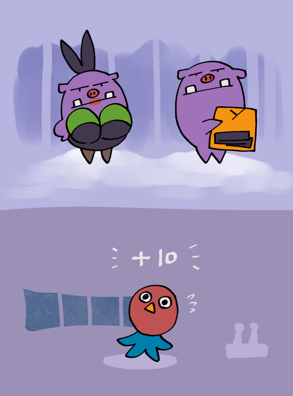 けいけんち　はいらない　かなー
「あったとしてもそれは舞台装置(?)の功績じゃないかしら」
そっかー

・
・
・
ぴこーん！
『うわー！　なんだこの数字ー！？』

#かば冒