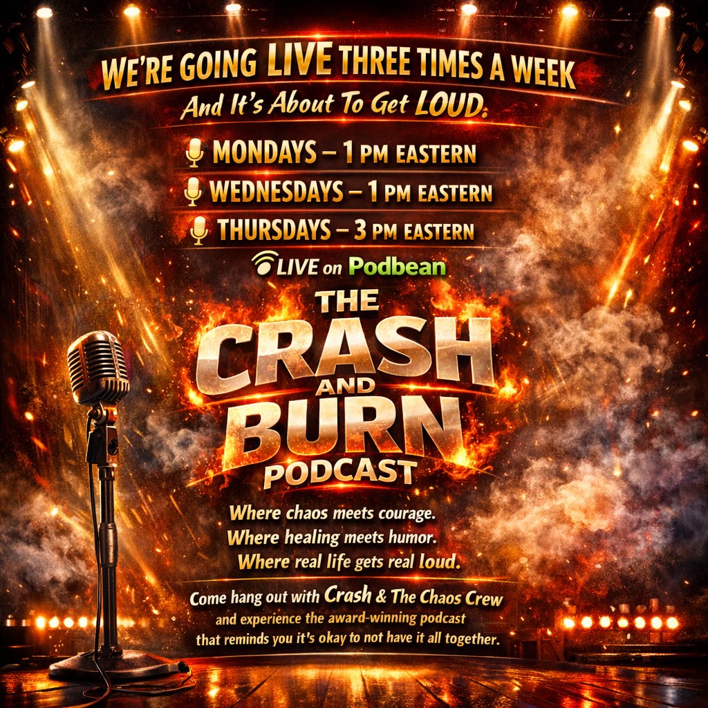 CRASH (Host of Crash and Burn Podcast) chevy_mama tweet media