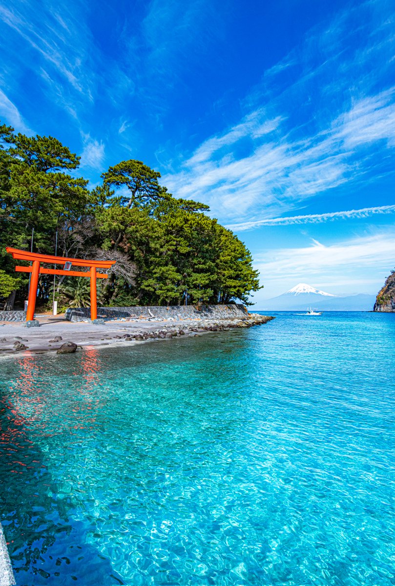 静岡県の海が超綺麗でした