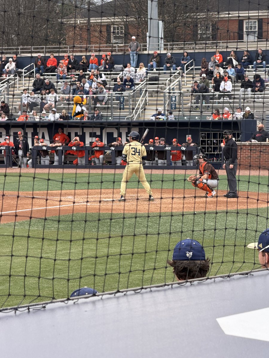 NicoleBuzzinGT's tweet photo. Ultimate BTA!!! 27-4!!! But what a fun day at Mac Nease for GT Saturday baseball!!! ❤️🐝⚾️ @GTBaseball #OpeningWeekend #BaseballsBack #BTA https://t.co/lvAWrxnJde