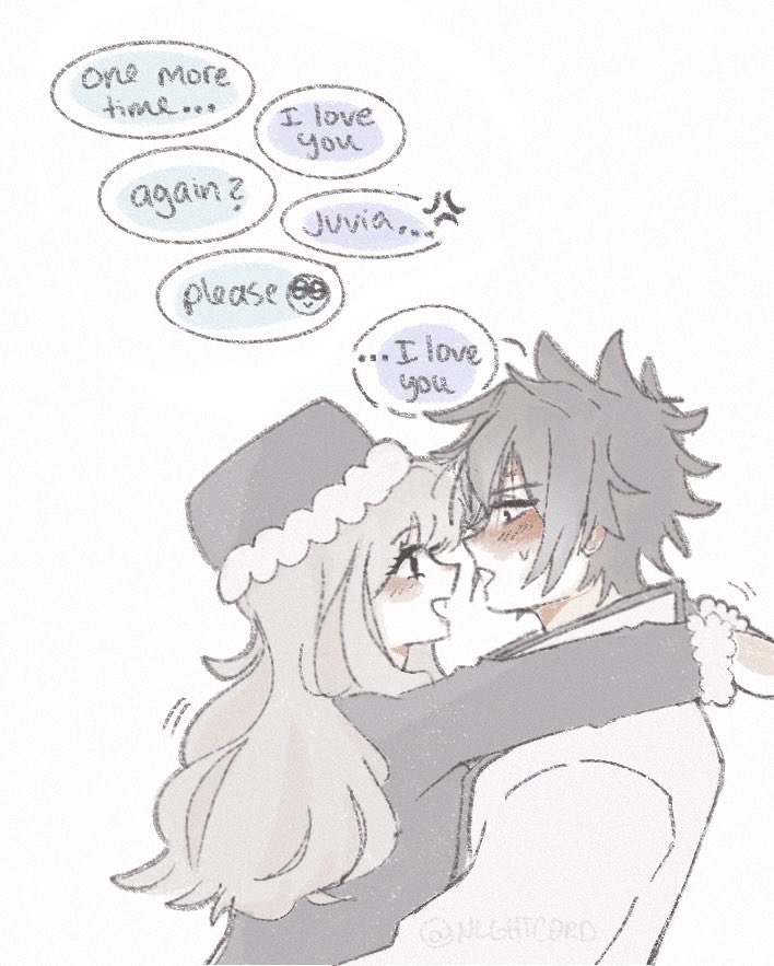 happy valentine’s day here’s a gruvia doodle