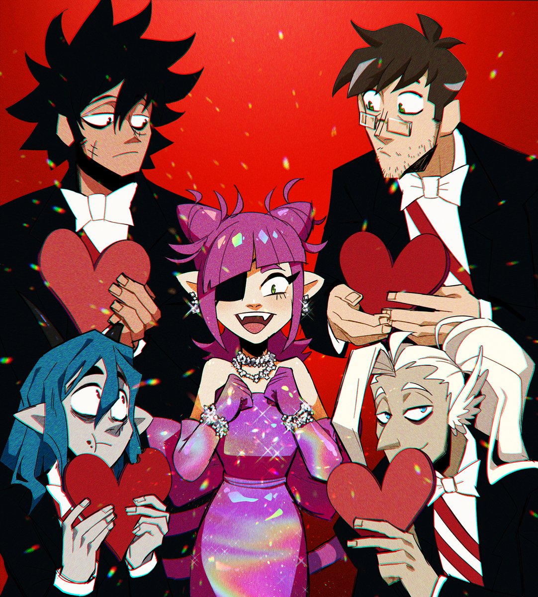 WhiteTreeFox's tweet image. [OC] Happy Valentine's Day 💝