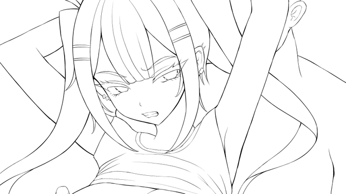 各支援サイトに線画とラフ画を公開しました! 