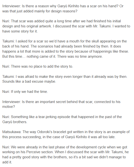 The Gavin brothers not getting a backstory due to time restrains will forever haunt my peace of mind