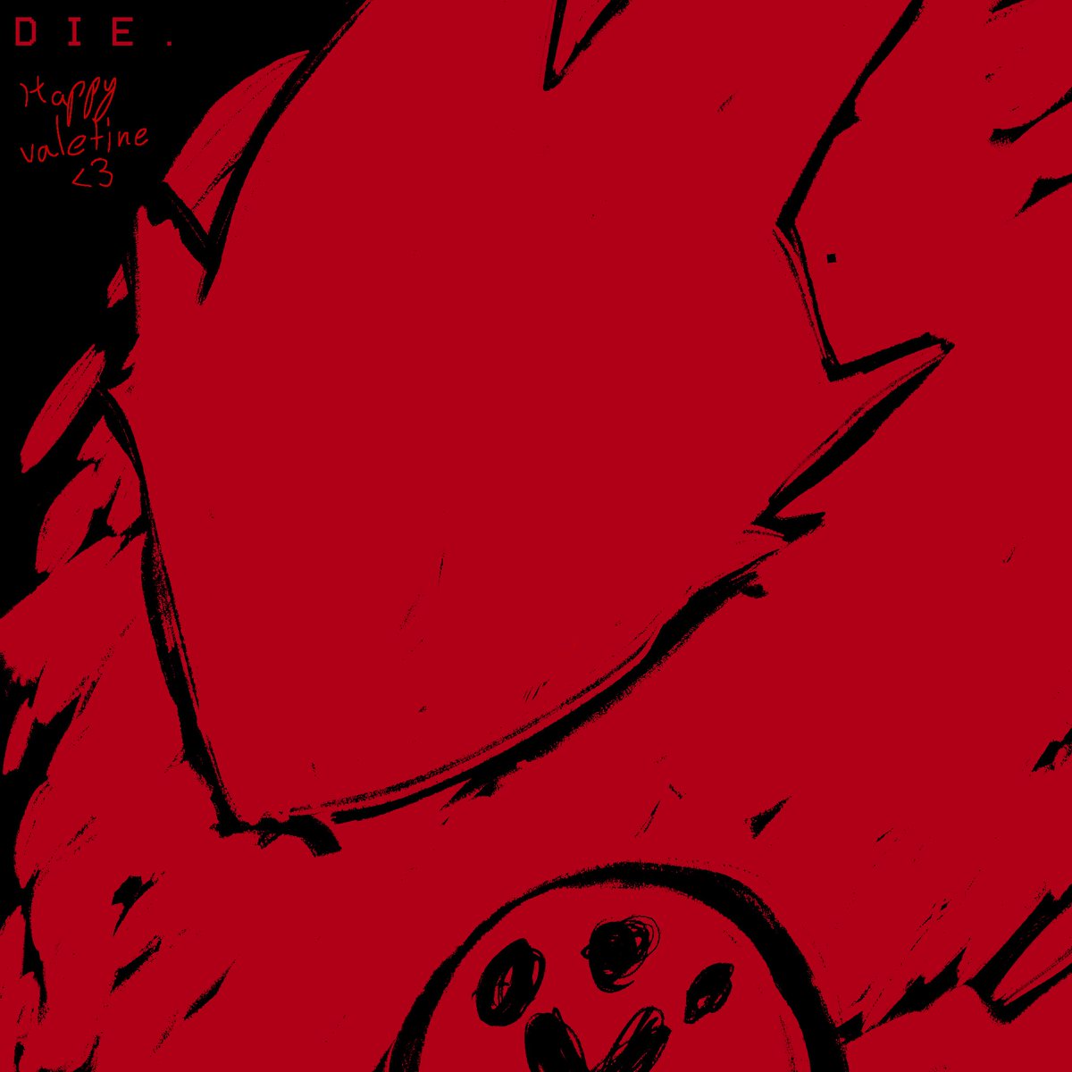 not so happy valentine from hatred #BlockTales #blocktaleshatred #robloxart