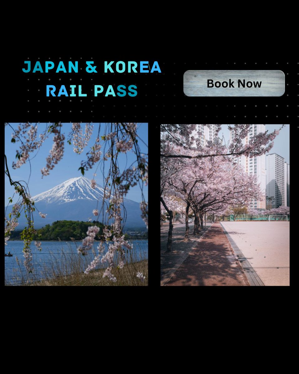 traveltidings's tweet photo. 🌏✨ See Korea &amp; Japan the Easy Way — By Train! 🚄
Ride across South Korea  and Japan — all with one rail pass!
🔎 View details: https://t.co/OLFXARmJvD
#ExploreKorea  #RailPass #JapanRailPass #KoreaTrip #TrainJourney #AsiaTravel #TravelByTrain  #korearailpass #europe #USA https://t.co/z9BUtwABDK