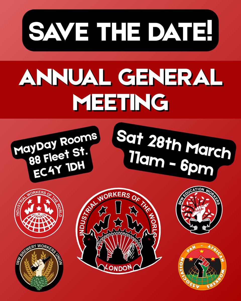 IWW London tweet media