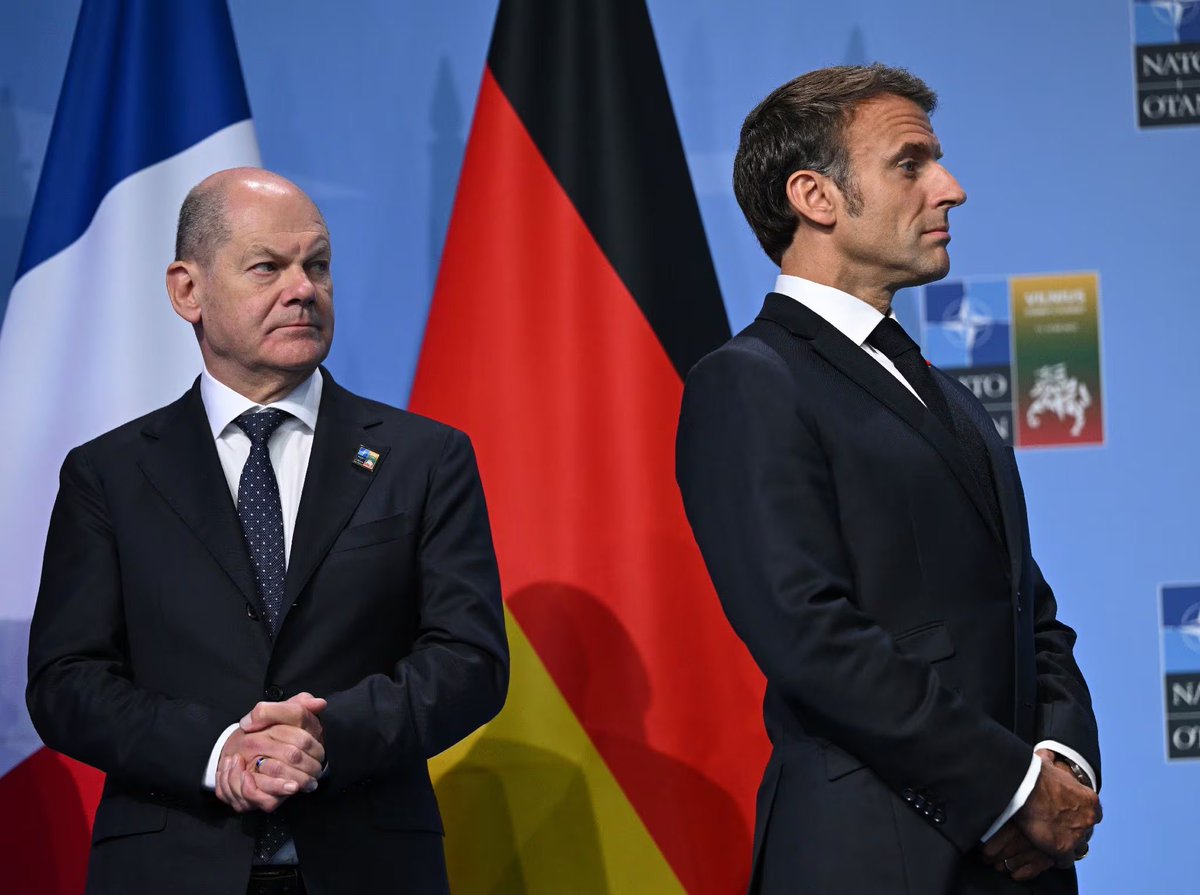 ❗️[🇩🇪 GERMANY | 🇫🇷 FRANCE | 🌐 NATO]
🔸 Chancellor Friedrich Merz announces “confidential” talks with Emmanuel Macron on a European nuclear deterrent under the French umbrella, as part of NATO’s nuclear sharing.
No decision is imminent; Macron is set to give a speech on French