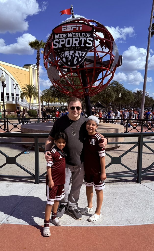 I am so proud to be your uncle, Helen and Emma! 😁

You both did amazing on your first day at the 2026 Disney Presidents Day Soccer Tournament. ⚽️

I know that both of you will take home the gold and it will be my honor to root for you from the sidelines. 🥇