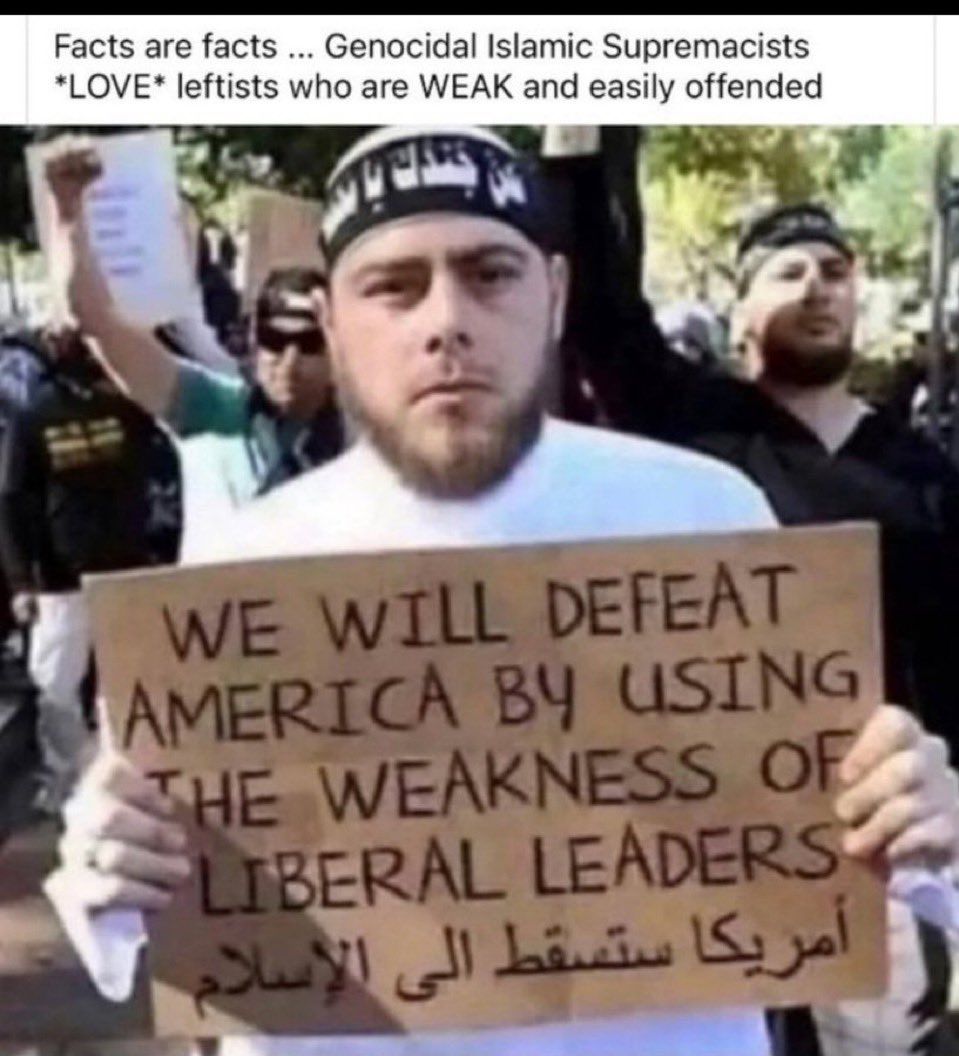 Unpopular82's tweet photo. @realMaalouf They’ll walk right up to the door 🚪 and stroll straight in 🚶‍➡️

There’s no longer any need for war—Western civilization is doing the work for them. 

All the devil has to do is sit back at the dinner table and let his food be served. https://t.co/hHnzE72Ekl