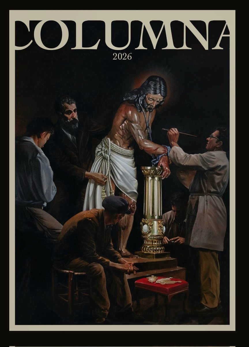 🟣 CARTEL 2026| 
Cartel oficial del Lunes Santo de la <a href="/HdaddelaColumna/">Hermandad de la Columna</a>. Obra del pintor malagueño D. Rubén Guerrero Torralba. 
Damos la más sincera enhorabuena al artista, por la magnifica obra pictórica del Señor de los Gitanos.

#CofradíasMLG
