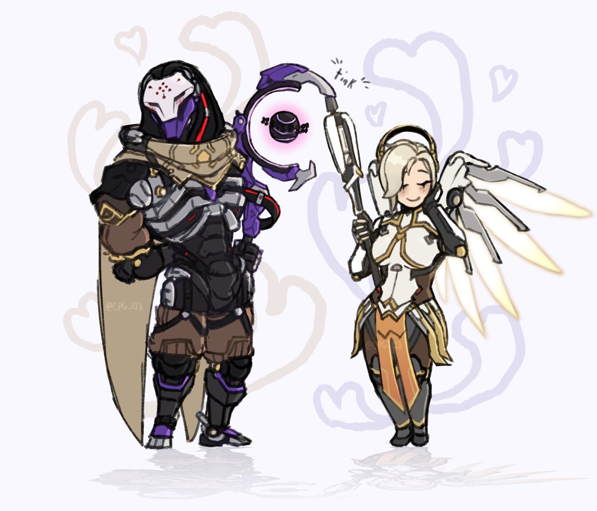 This is all I got for Valentine's day to show ya'll mb xd #Ramattra #Mercy