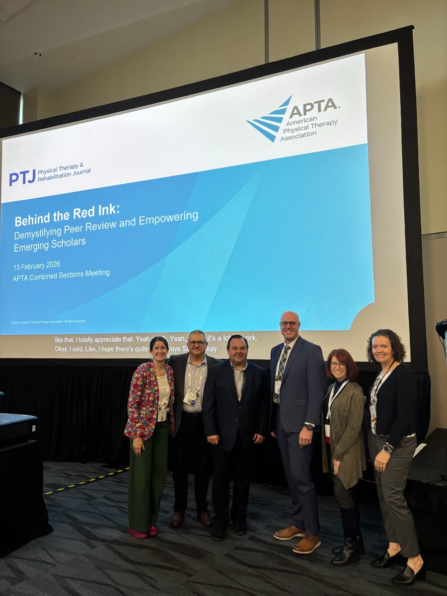 PTJ: Journal of APTA tweet media