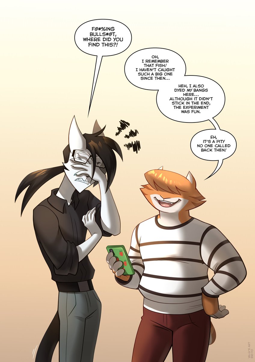 EriYo05's tweet photo. Have you ever had cringy dating profiles?

Coloring and shading by me, sketch and lineart by
@Val6Q https://t.co/SlLjrGQCY0
