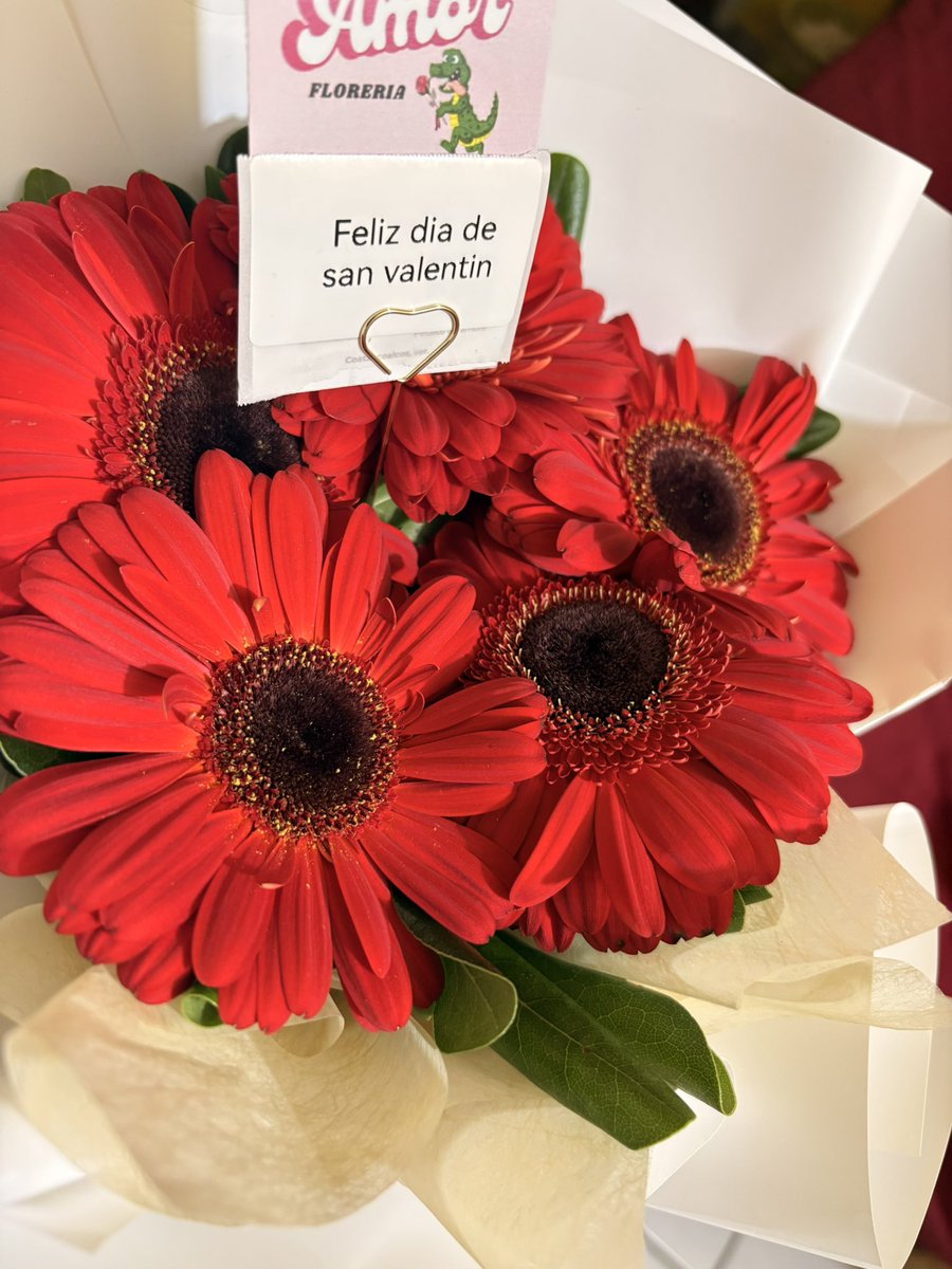 que bonito se siente recibir flores❤️❤️