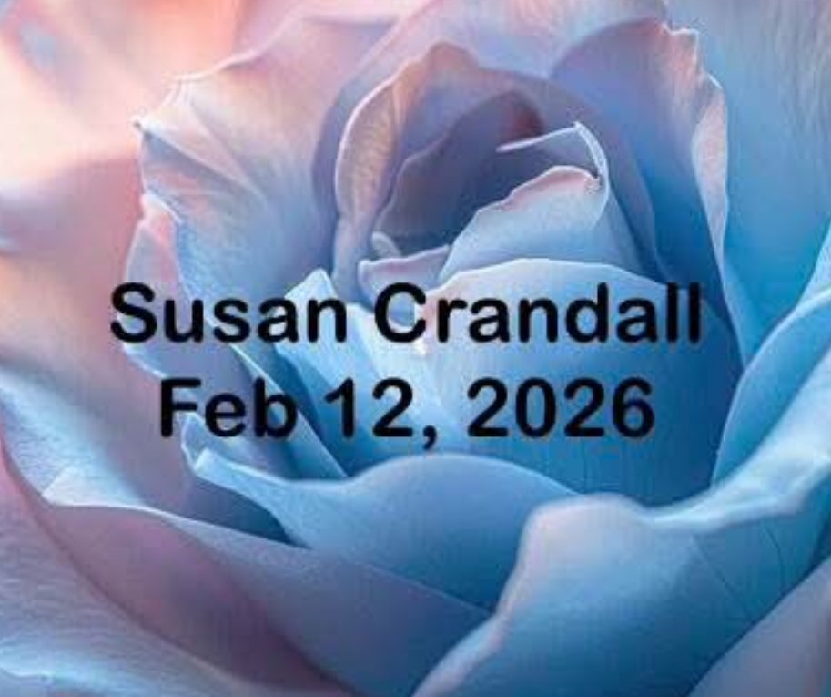 🖤#RIP Susan Crandall †12. Februar 2026🖤

Susan starb nach über 20 jähriger #MyalgicEncephalomyelitis Erkrankung an Herzversagen. Leider hat sich ihr Zustand Jahr um Jahr verschlechtert.💔

In Gedanken bei ihrer Familie + ihren Freunden, die sie unendlich vermissen.🫂