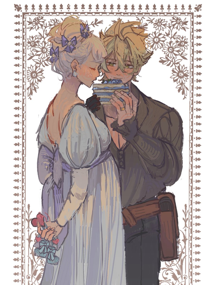 skmartins___'s tweet image. Happy Valentine's Day🍰#BlackClover #Astelle