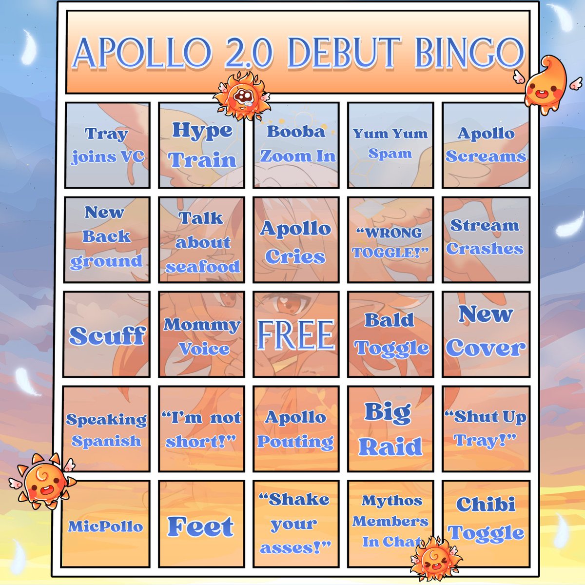 Sundrops, do you think we'll hit the jackpot?👀

Play along with us and join in on the fun at Apollo's 2nd Anniversary and 2.0 Model Debut livestream, Tomorrow at 2pm CST! ☀️

See you there! ❤️‍🔥