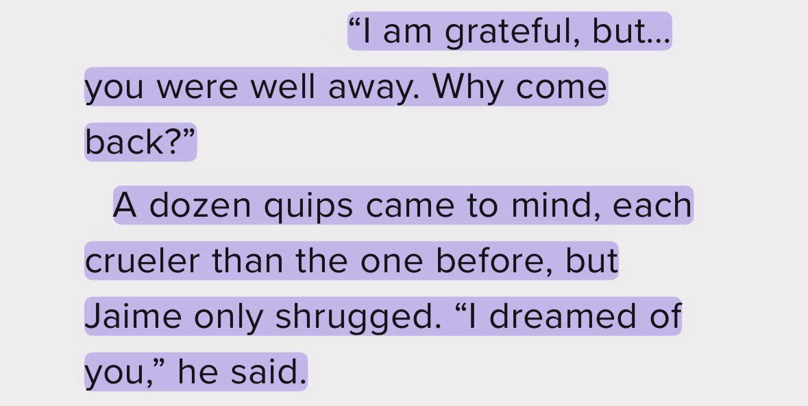 — jaime vi, a storm of swords.