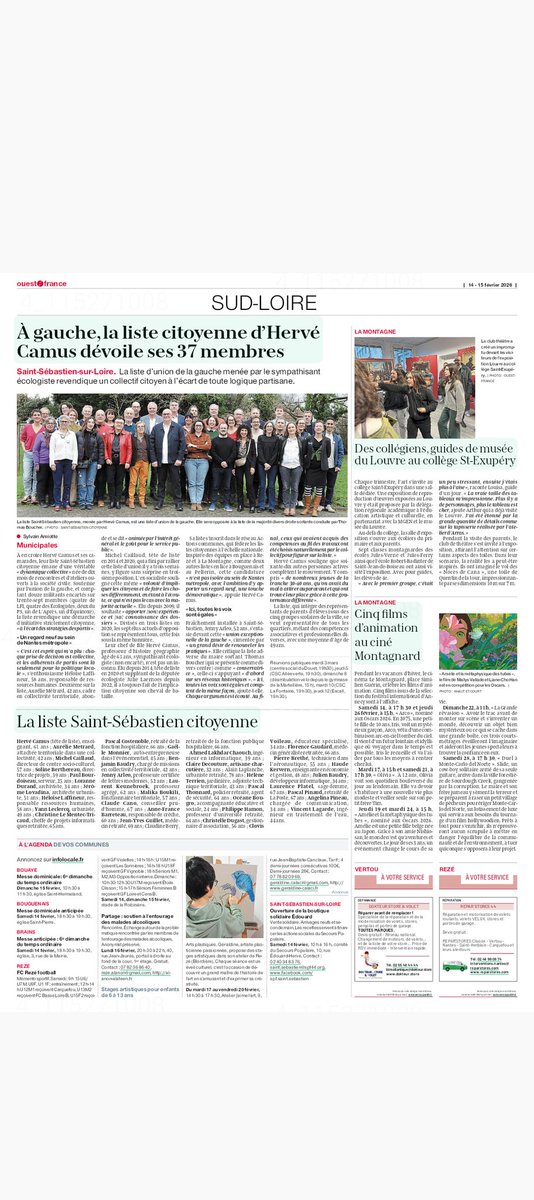 Chris_LE_MENTEC's tweet photo. Le 15 mars prochain, votez pour la liste #saintsebastiencitoyenne. @stsebsurloire https://t.co/WIeTp2fWH3