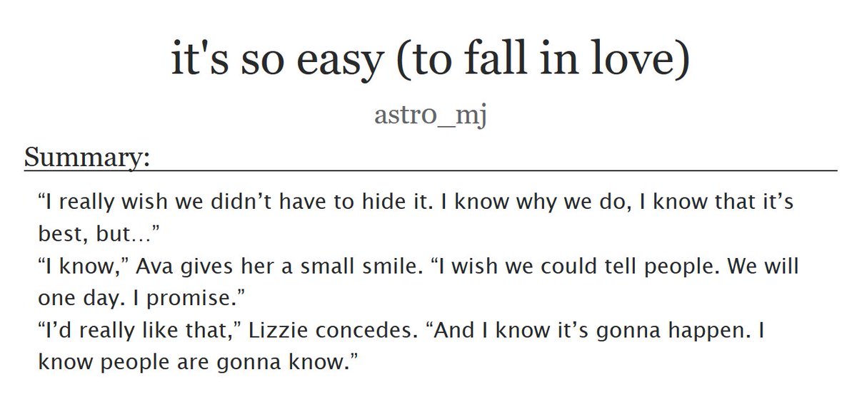 i love waning crescent so i speedran something for valentines day
'it's so easy (to fall in love)'
- 1.4k words
- waning crescent, ava ferin/lizzie lafayette
🔗⬇️ #jrwifanart #jrwi