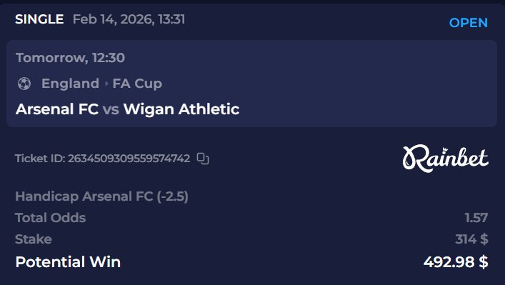 UtdBloke_'s tweet image. Arsenal will win tomorrow like 4-0, rainbet got the best odds.