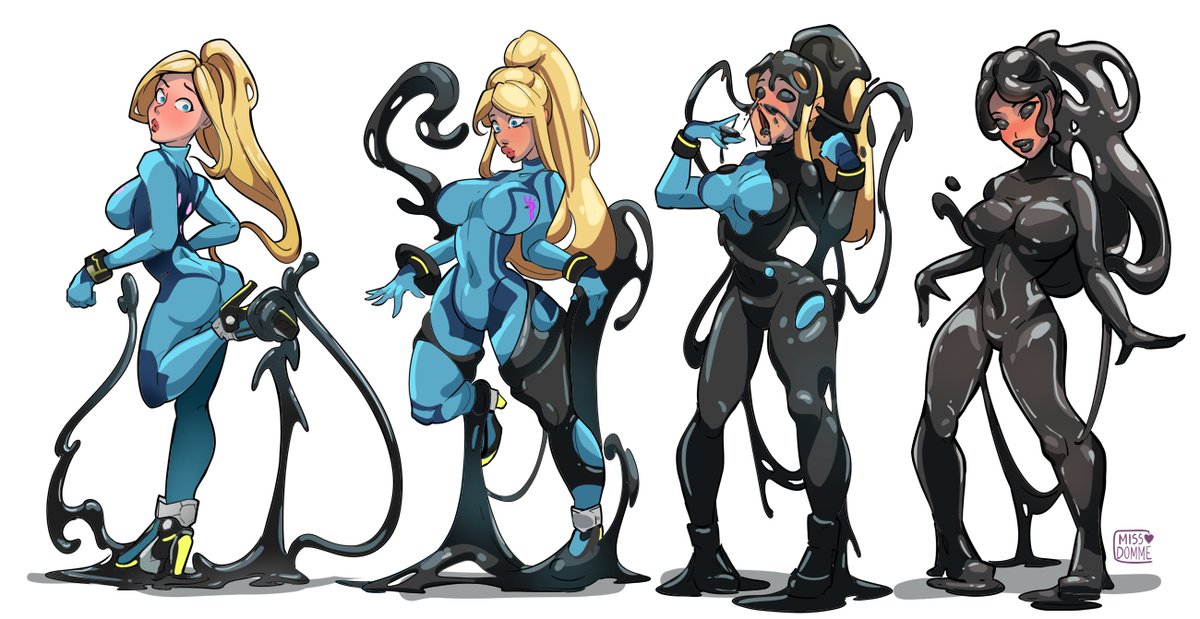 Watch Samus getting rubberfied ;) - Drawn for <a href="/nautilic/">Nautilic</a>