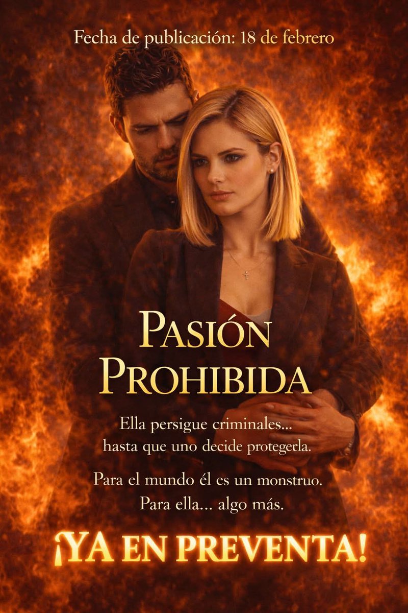 ¡Ya en preventa!
Mafia romance con enemies to lovers.
¡El día 18 de febrero a la venta!
¿Con ganas de conocer a Alekséi e Isabel?