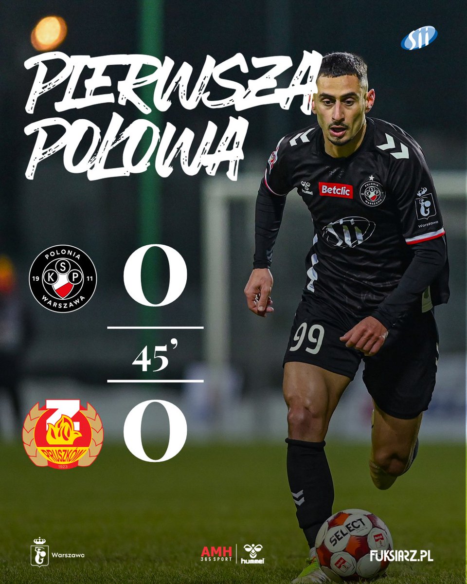 Polonia1911's tweet photo. Do przerwy bezbramkowy remis. Wracamy za kwadrans. 

---    
#POLZNI 0:0 https://t.co/FKnIHboT4C