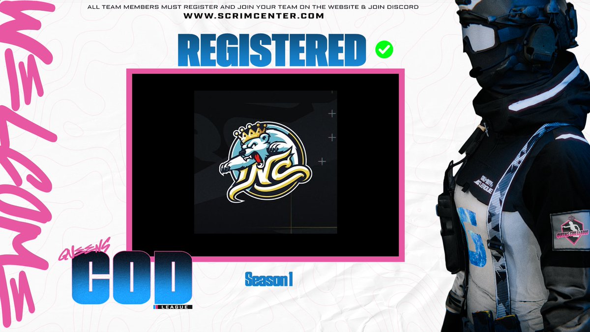 ScrimCenter_'s tweet image. We want to Welcome @InControlGG to Our Female League. 💅 Good luck ladies! #SCL #Leagues