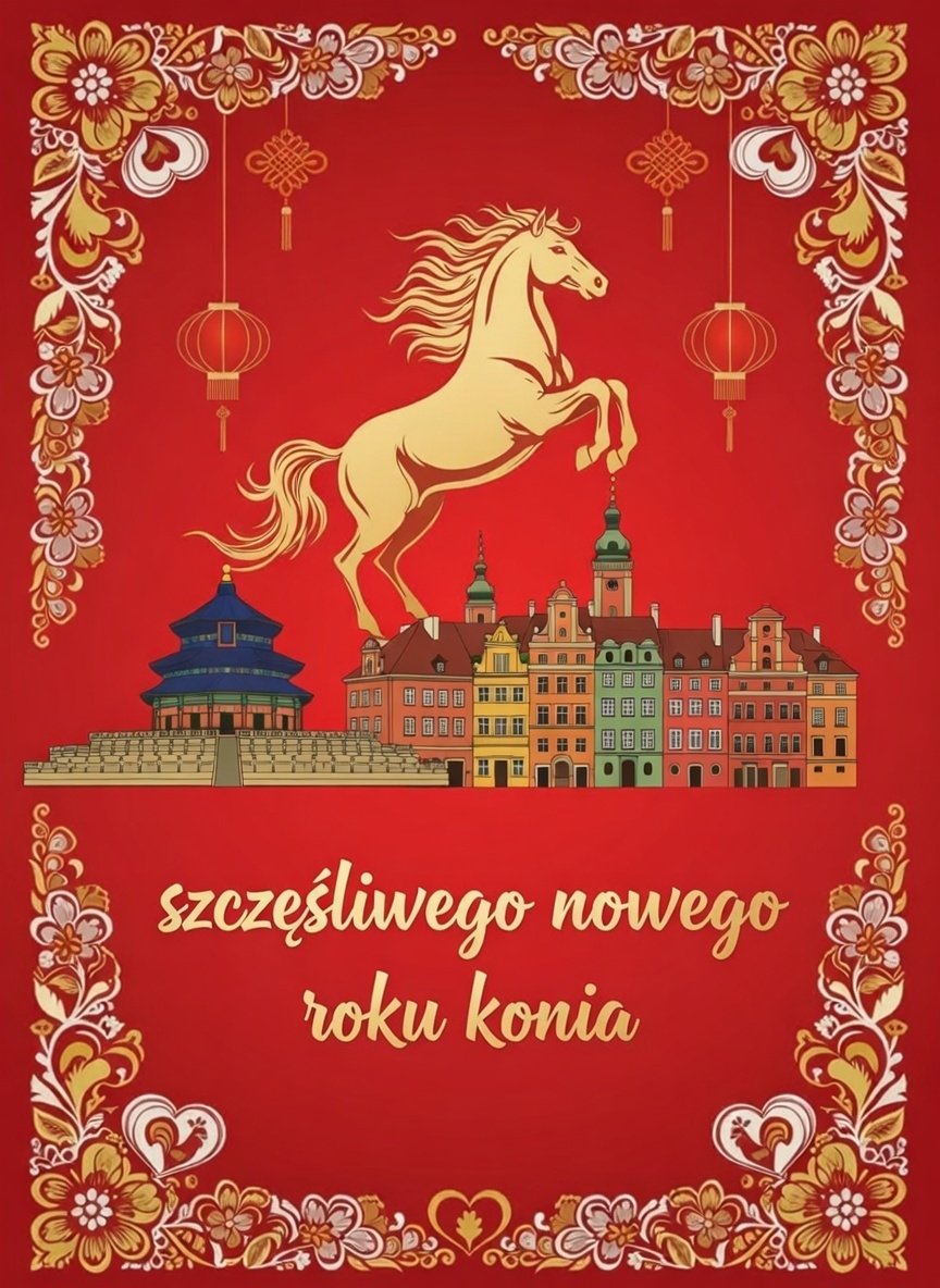 ChinaEmbPoland's tweet photo. Drogi przyjaciółki i drodzy przyjaciele z Polski, z okazji Chińskiego Nowego Roku Konia🐎, życzymy Państwu szczęścia, zdrowia, oraz pomyślności! Niech ten Rok Konia przyniesie Państwu sukcesy i dużo siły!💪 🎆🎆🎆
Dziękujemy bardzo :) https://t.co/sxxRdJYbgI