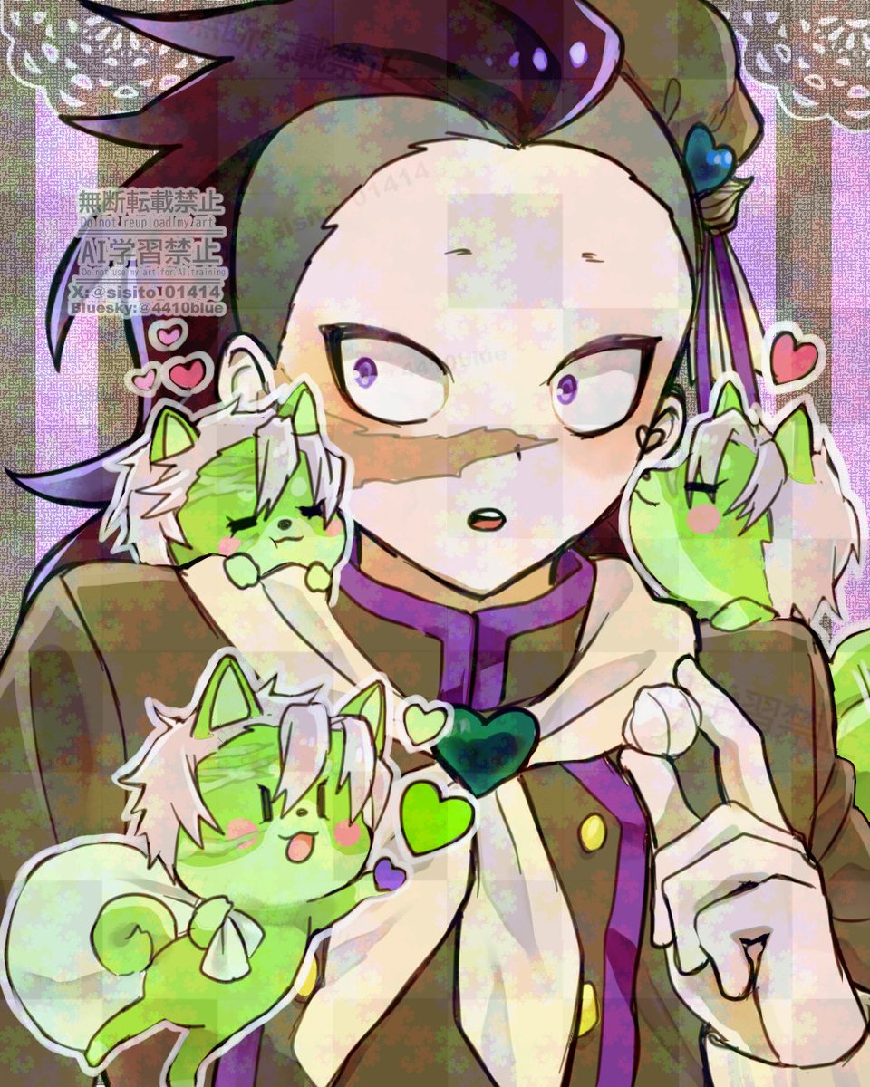 🍃🍉のバレンタイン💝
遅刻しちゃったけど何とか描けたから上げる😇⊃