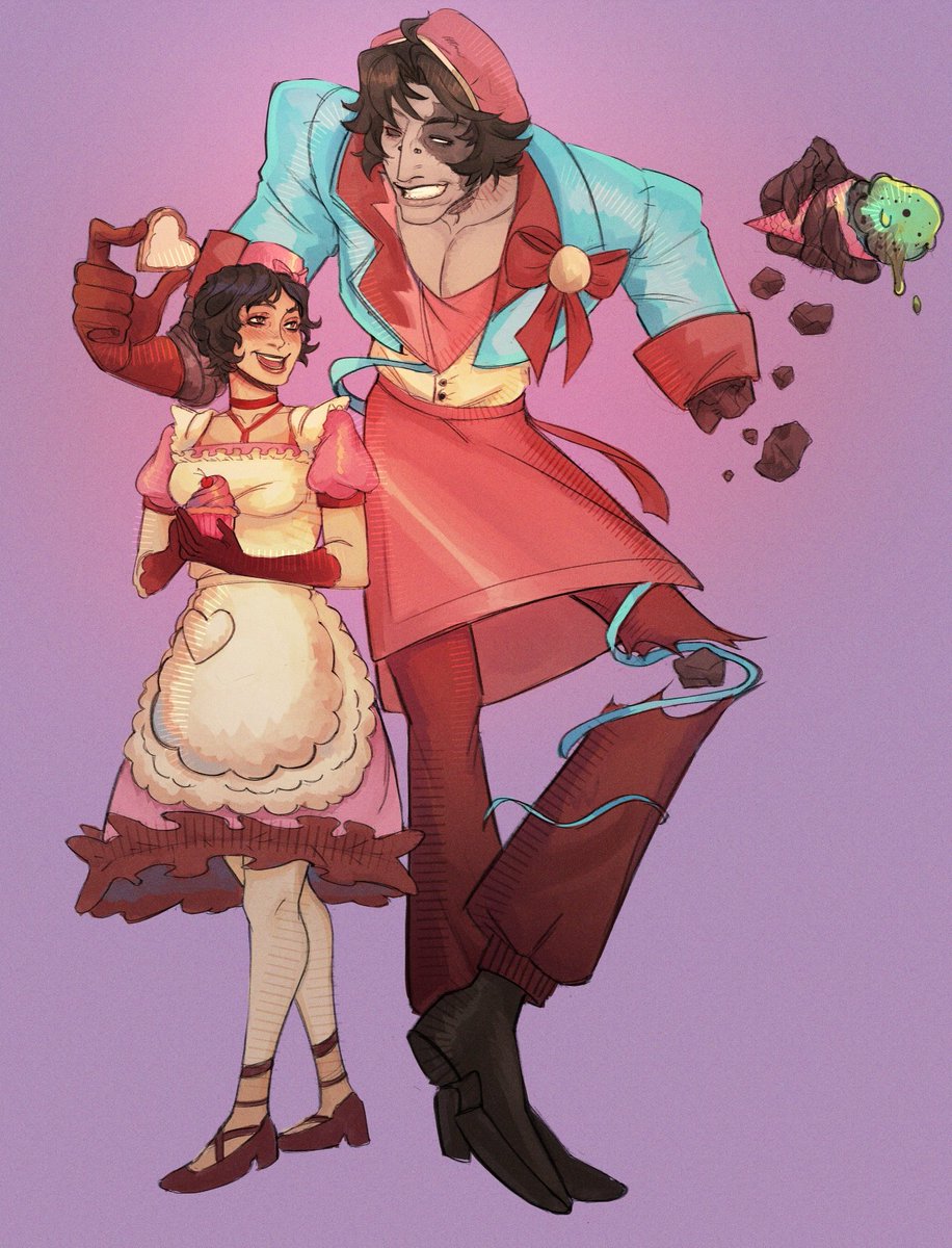 TWISTEDKEY's tweet photo. Happy valentine's day!  And happy valentine's day to my moot @marielightful  who has great ship tastes. (I hope this gift greets you kindly on this day) https://t.co/ULWbeolGmG