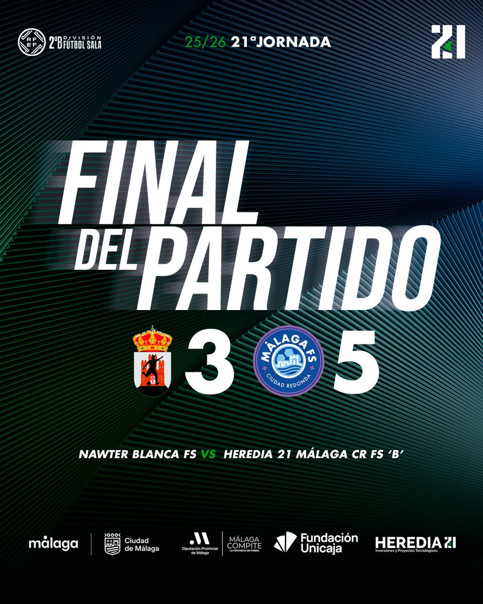 Heredia 21 Málaga Ciudad Redonda FS tweet media