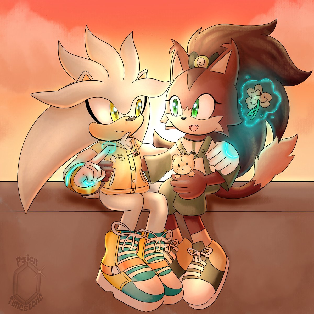 Sunset Valentine's Rendezvous 💘  

Commission for <a href="/MayomiTakamini/">🍶Impy0j(マヨミ)</a> of Mia and Silver 🤍