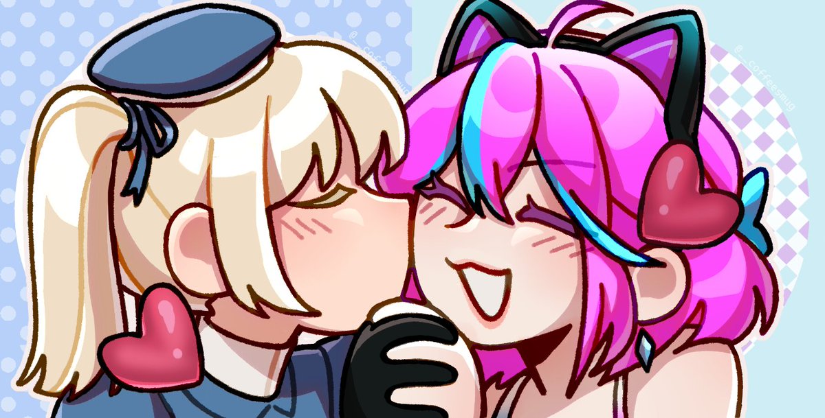 💕🚋🎤 Thanks for still putting up with me, I dont know how you do it :P Happy valentines day <a href="/Catalina_tilde/">Catalina Caldwell 🚋 vtuber</a> 

🎨by <a href="/__coffeesmug/">Mocaccino • VGEN COMMISSIONS OPEN •</a>