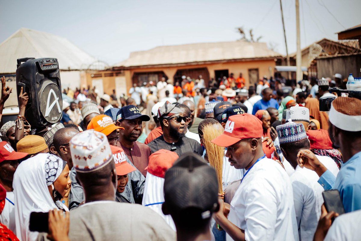Abunaah's tweet photo. Earlier today, I received executives and members of PDP & NNPP from Kaduna North LGA who have officially joined our great party, APC in Rafin Guwa, Kawo Ward.

They were handed over to the APC Ward Chairman and will be presented to His Excellency, Governor @ubasanius .

The people-oriented leadership of President @officialABAT and Governor @ubasanius continues to attract more Nigerians to our party.

We remain committed to accommodating everyone as we grow stronger together.

Continuity 2027
Kowa Namu Ne ✌🏽♾️