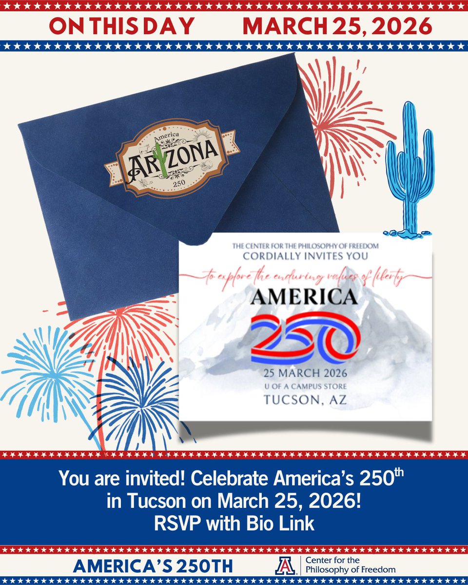 UArizona Center for the Philosophy of Freedom tweet media