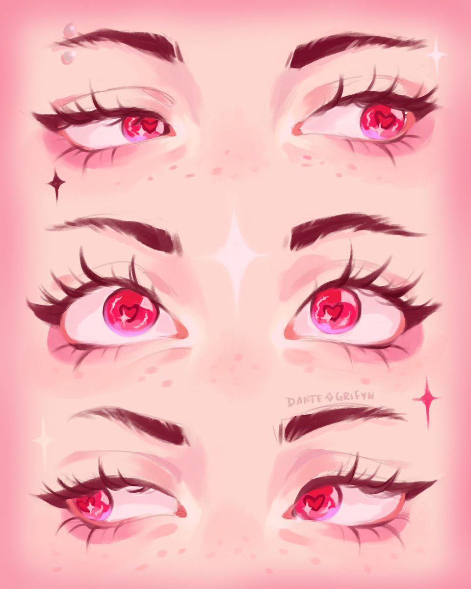Eyes 🩷 #Hearteyes #myartwork