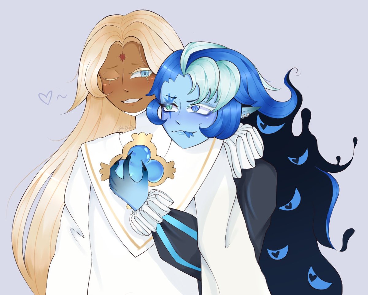 C0LLEX's tweet photo. Happy Valentine's day! 💙💛
totally not a reupload because Twitter made the quality absolutely atrocious. idk what you're talking about. 
 #shadowvanilla #pureshadow #shadowmilkcookie #purevanillacookie https://t.co/PDiHlKCr5S