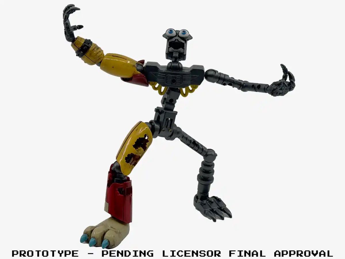 Close-up look at the new Glamerock Endo prototype from Jazwares