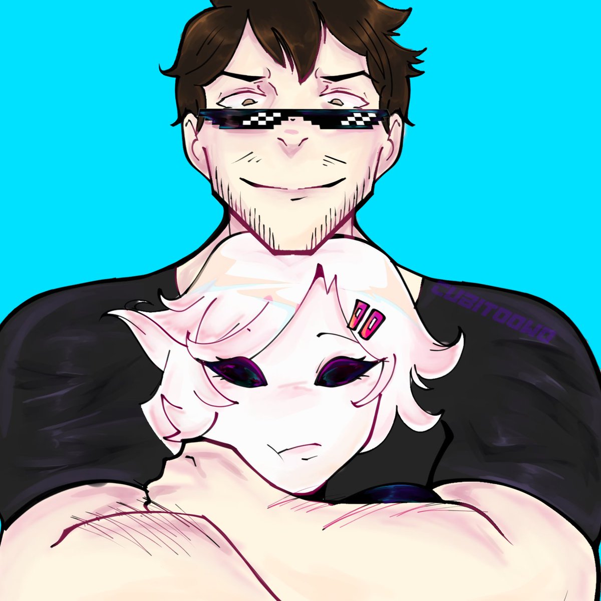 Se me había olvidado publicarlo acá🥺🫶 <a href="/ElilobosMortal/">ELILOBOS7</a> 
#art #fanart