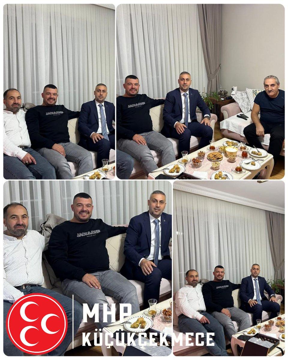 İlçe Yöneticilerimiz, Sayın Liderimizin talimatları doğrultusunda yürütülen #HayırlıGünlerKomşum ve #DerdinDerdimiz Sohbet Toplantıları çerçevesinde Mehmet Akif Mahallesi'nde ikâmet eden Karakoyun Ailesi'nin misafiri olmuşlardır.

<a href="/_MHPistanbul_/">MHP İstanbul</a>
#MHPİstanbul
#MHPKüçükçekmece