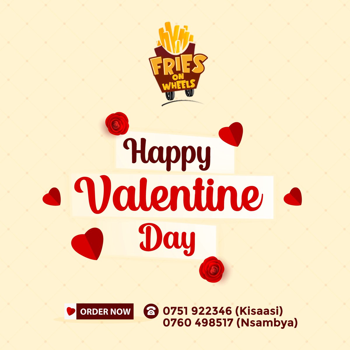Fries 🍟 on Wheels #valentine #2026 #X #love #feb