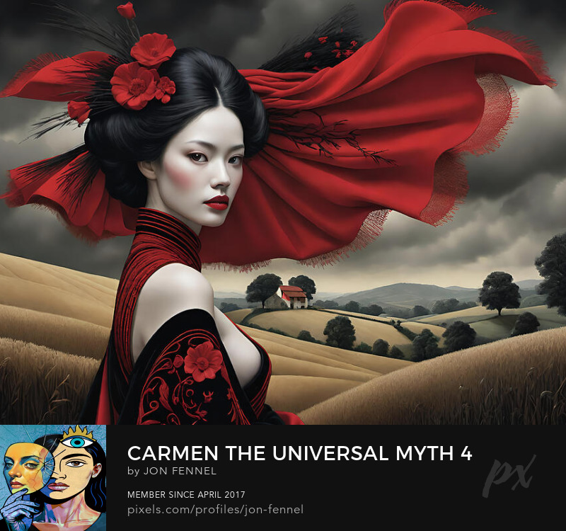 Fennelworkart's tweet photo. @QamarRiaz1 "Carmen of Spain, and not the one by Merimée... there’s art to spare right here! 💃✨🌹
🔗 https://t.co/v1MienlZfE
#SpanishHeritage #ContemporaryFineArt #SurrealismArt #ArtForCollectors #ModernCarmen #SymbolistArt #ArtInvest #InteriorArt #FineArtAmerica #GlobalArt https://t.co/Vc2uWKYYga