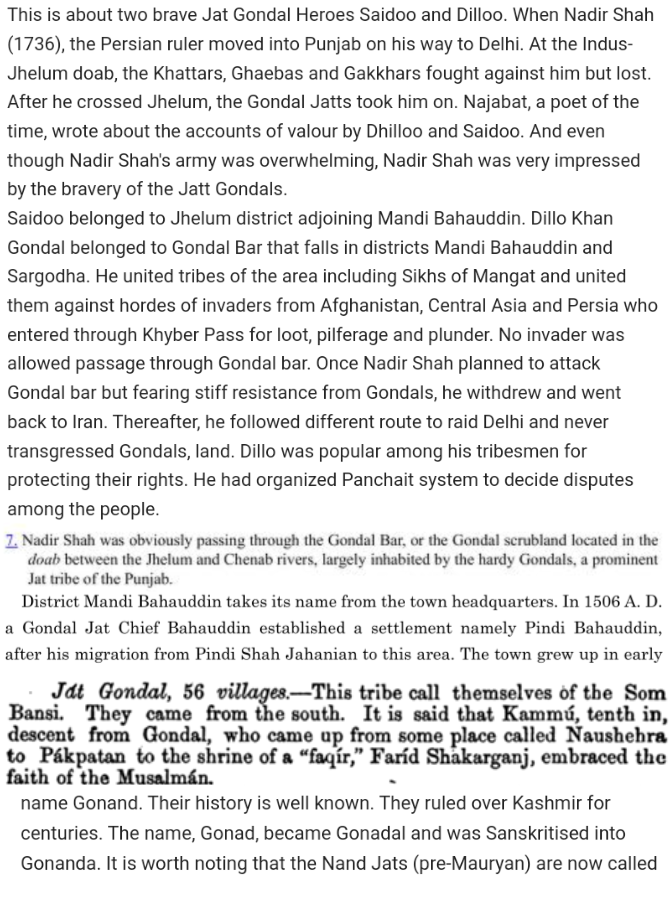 Punjabi muslim should read their history. Their are countless rebels and warriors Like fateh khan jat, 2 guys who desrve most attention are saidu gondal and dhillu khan gondal who fought and united bar tribes including local bar jat sikh tribe mangat against nadir shah dakoo