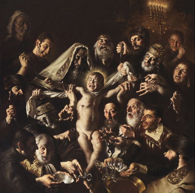 CoreyJMahler's tweet image. In 1475, the Jews murdered Simon of Trent, who was 2 at the time of his death.

The Jews kidnapped, tortured, and murdered him, and consumed his blood during their Passover, as is their custom, which continues to this day.

Simon of Trent is, perhaps, the most famous instance of