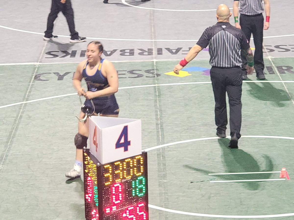 <a href="/Rubie77777/">Rubie Chavez</a> keeps soaring! <a href="/SanElizarioISD/">San Elizario ISD</a> is represented at the <a href="/uiltexas/">Texas UIL</a> state wrestling tournament! 💞 on to the final round! #Discipline #Heart #SanEli #YoSiLeVoyLeVoyASanEli