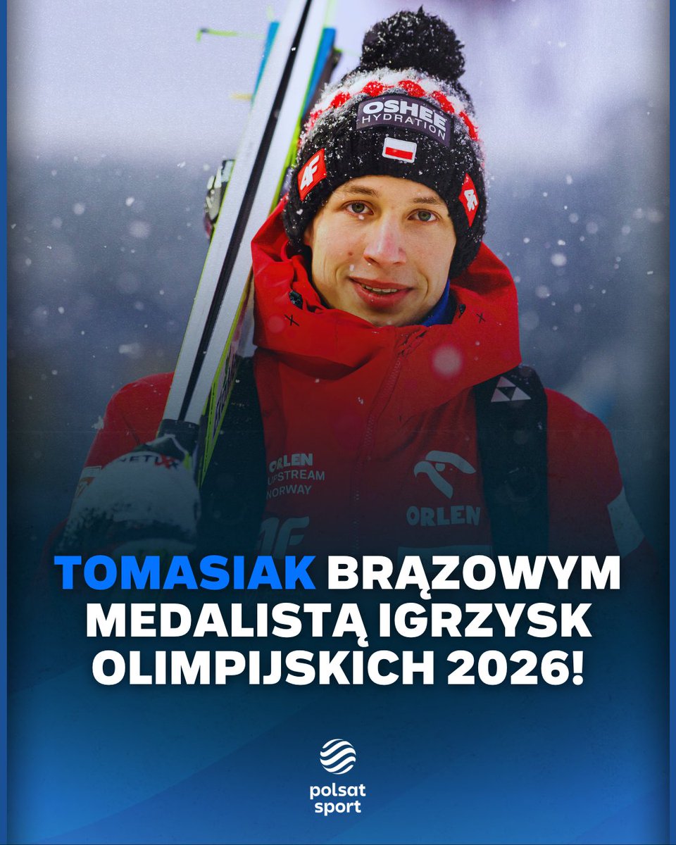 MAMY TRZECI MEDAL! KACPER TOMASIAK MA BRĄZOWY MEDAL NA DUŻEJ SKOCZNI! 🥉